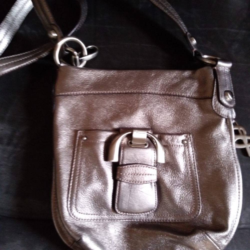 B. MAKOWSKY PEBBLED LEATHER